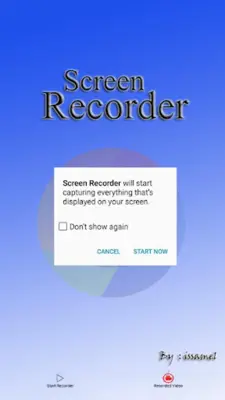 screen recorder - record your screen android App screenshot 0